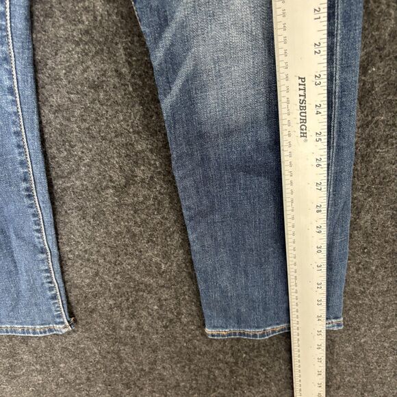 Levis Jeans Women's 26 Blue Wedgie Straight Button Fly High Rise Denim Pants - Picture 6 of 14